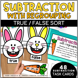 2-digit and 3-digit subtraction with regrouping