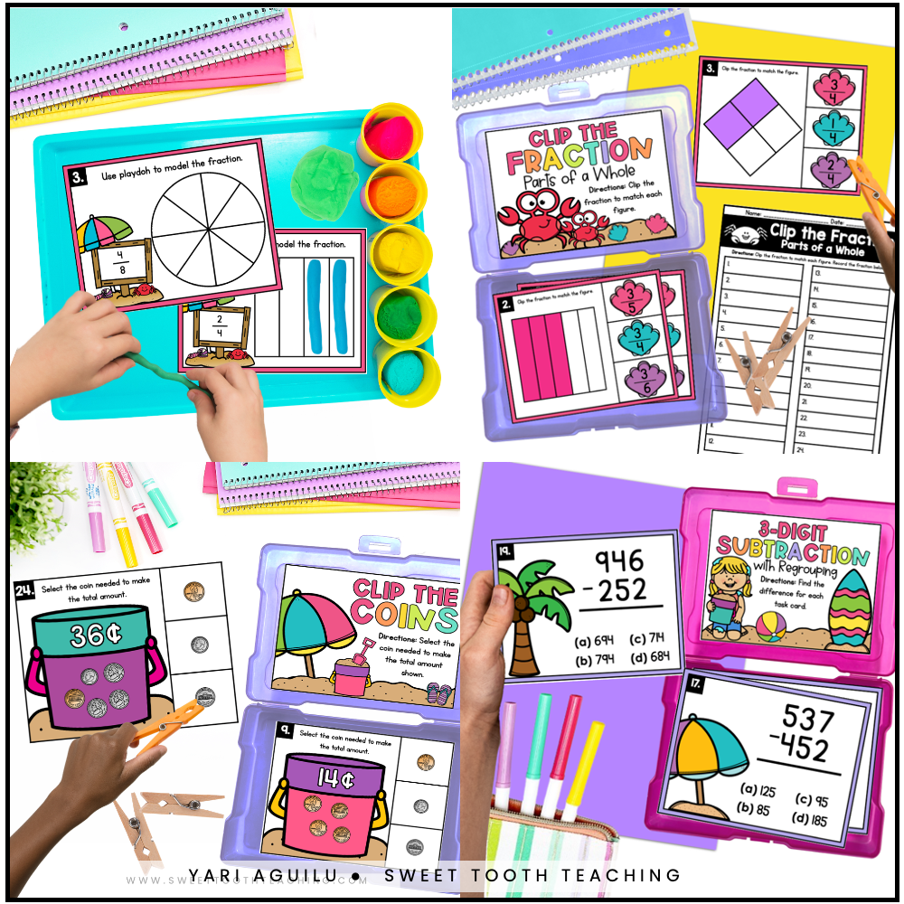 math activities for fractions